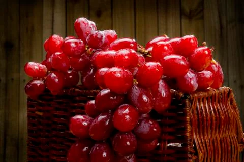 Red grapes Foto stock