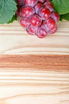 Red Grapes Foto stock