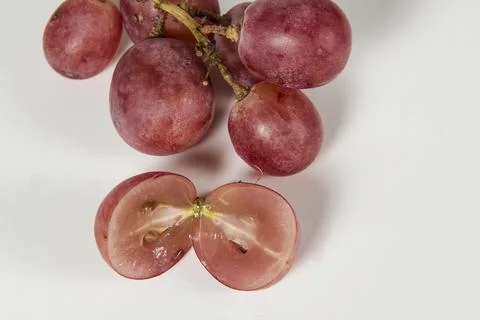 Red grapes Stock Photos