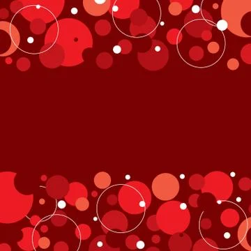 Red Graphic Background With Space Stock Illustration