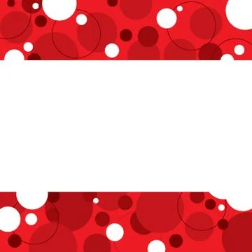 Red Graphic Background With White Space Illustrazione stock