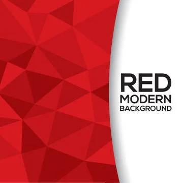 Red Graphic Background With White Space Illustrazione stock