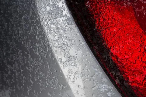 Red gray background from the rear view Stock Photos