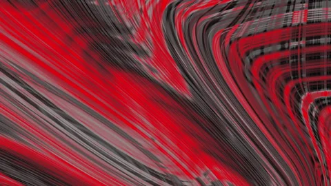 Red gray gradient swirling lines create a dynamic abstract pattern of black and  Stock Footage 322965813
