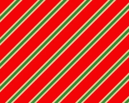 Red green and white Diagonal lines seamless pattern background. Merry Christmas イラスト素材
