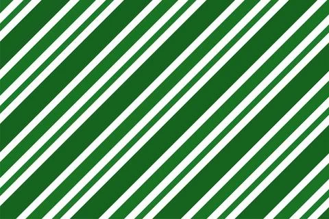 Red, green and white diagonal stripes background vector illustration. Candy cane 스톡 일러스트