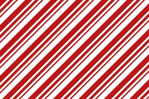 Red, green and white diagonal stripes background vector illustration. Candy cane Stock Illustration
