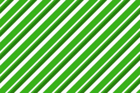 Red, green and white diagonal stripes background vector illustration. Candy cane Stock Illustration