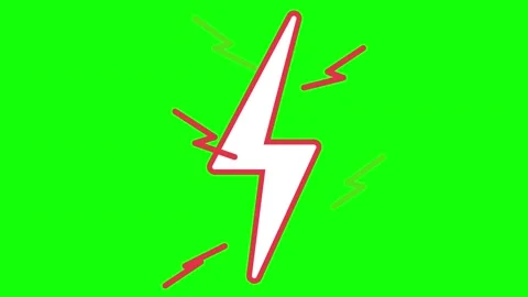Red Green Arrow Screen Horizontal 16:9 Green Screen Stock Footage 340462030