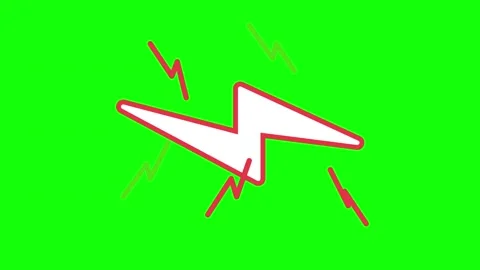Red Green Arrow Screen Horizontal 16:9 Green Screen Stock Footage 340462031