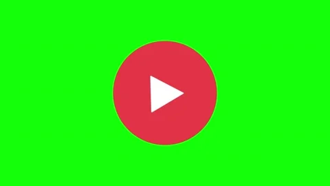 Red Green Circle Screen Horizontal 16:9 Green Screen 库存影片 340461570