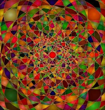 Red green color patterned background Stock Illustration