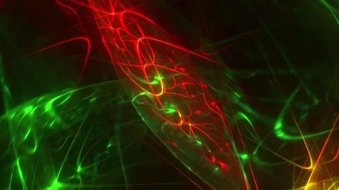 Red Green Glitch Flow Distorted Signal Stock-Footage 326724673
