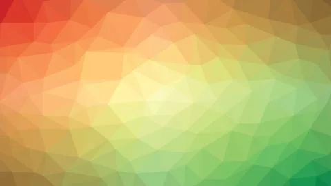 Red green low poly background Stock Illustration