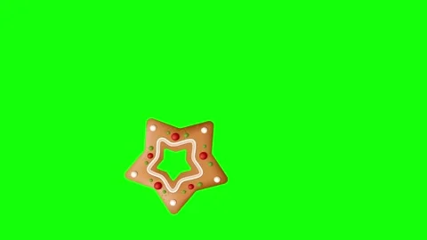 Red, Green, White Man and Heart and Screen Green Screen Video stock 339333284