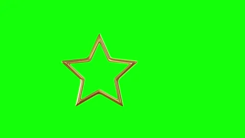 Red, Green, White Star and Screen on Green Screen Background Horizontal 16:9 Video stock 339348977