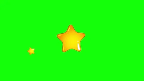 Red, Green, White Star and Screen on Green Screen Background Horizontal 16:9 Video stock 339445039