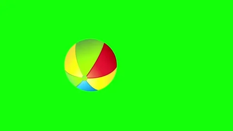 Red, Green, Yellow Circle and Screen on Green Screen Background Horizontal 16:9 Stock Footage 339443306