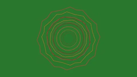Red, Green, Yellow Circle and Screen on Green Screen Background Horizontal 16:9 Stock Footage 339443845