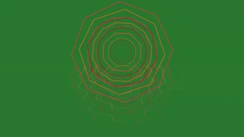 Red, Green, Yellow Screen on Green Screen Background Horizontal 16:9 Video stock 339443868