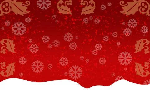 Red greeting card Stock Illustration