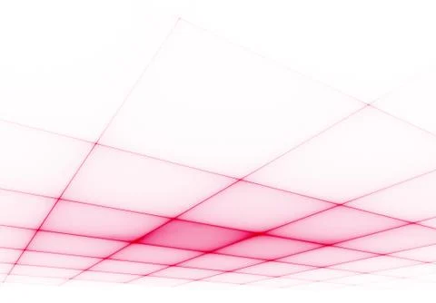 Red grid 3d surface Stock Illustration