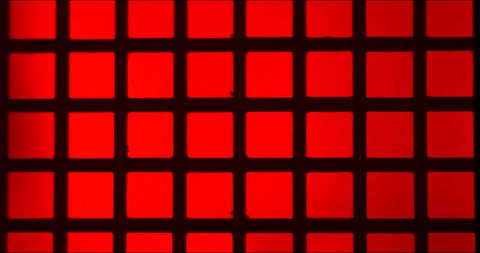 Red Grid Light Pulsing On and Off, Abstract Macro Background Stock Footage 344041259