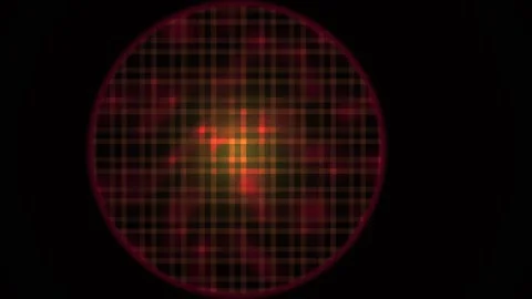 Red grid pattern on black background. Stock Footage 340041184