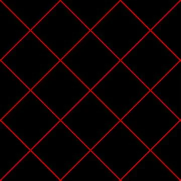 Red Grid Square Black Background Stock Illustration