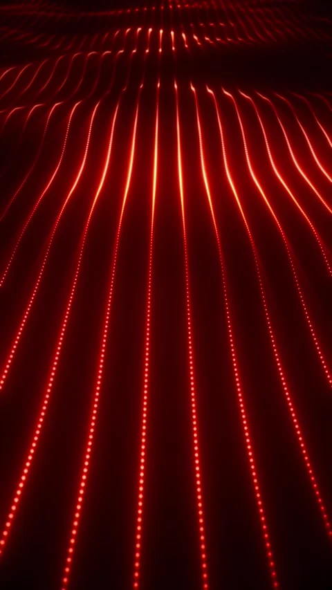 Red Grid Surface Stock Footage 311279360