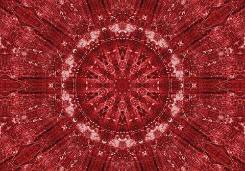 Red grunge background with abstract pattern Illustrazione stock