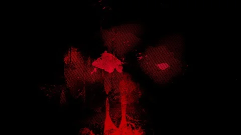 Red Grunge Background Loop Stock Footage 100425968