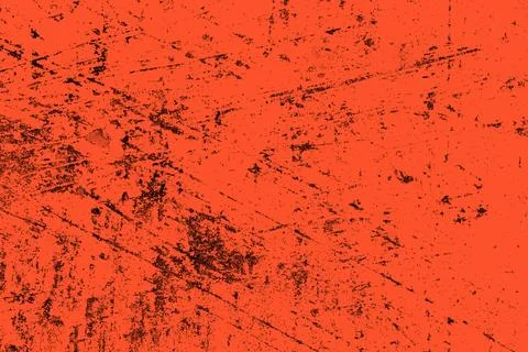 Red grunge background. Texture of old paint. Stock Illustration