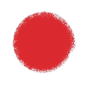 Red Grunge Blot Stock Illustration