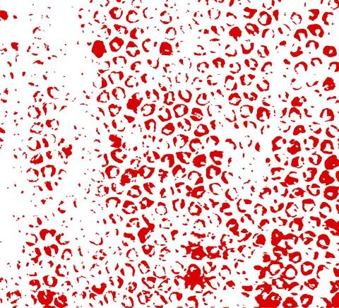 Red grunge circles. Textured background Stock Illustration