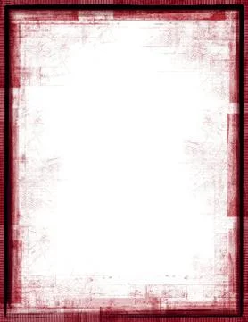Red Grunge Frame Stock Photos