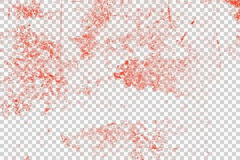 Red grunge scratch texture overlay for distressed vintage design effects 스톡 사진
