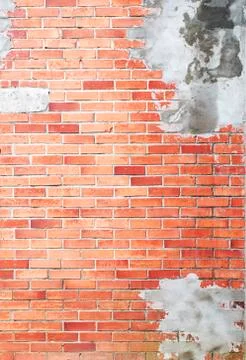 Red grunge wall Stock Photos