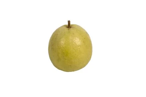 Red guava fruit on white background Stock Photos