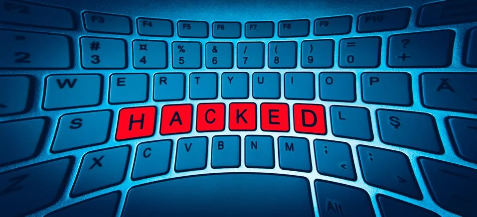 Red HACKED Stock Photos