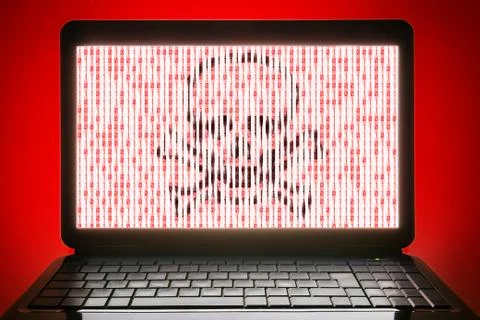 Red hacker Stock Illustration
