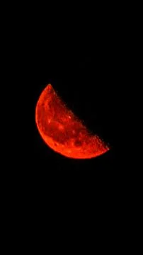 Red Half Moon Stock Photos