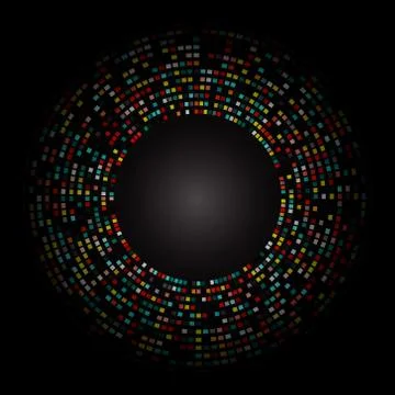 Red halftone background vector. red circle of halftone. 10 eps Stock-Illustration