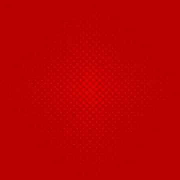 Red halftone heart background pattern - vector graphic design Ilustração Stock