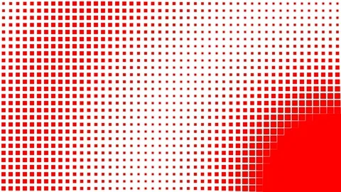 Red Halftone Square Pattern Abstract Background Stock Footage 342320630
