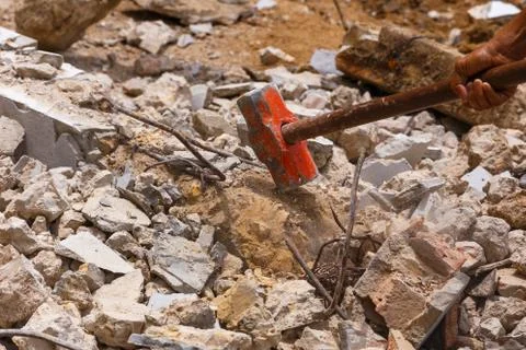 Red hammer Stock Photos