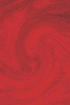 Red hand painted backdrop background. Pencil or watercolor, abstract texture Illustrazione stock