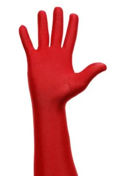 Red hand Stock Photos