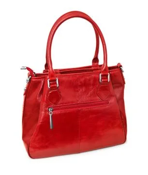 Red handbag Stock Photos