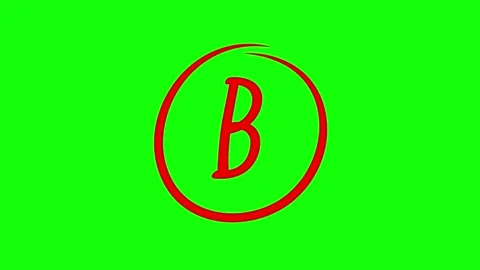 Red handwritten school exam grades animated college school exam teacher grades A Stock Footage 295738520